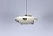 Ceiling Light in Lacquered Aluminum and Brass from Lumen Milano, 1950s 2