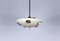 Deckenlampe aus Lackiertem Aluminium & Messing von Lumen Milano, 1950er 2