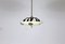 Ceiling Light in Lacquered Aluminum and Brass from Lumen Milano, 1950s 4