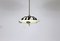 Deckenlampe aus Lackiertem Aluminium & Messing von Lumen Milano, 1950er 4