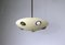 Ceiling Light in Lacquered Aluminum and Brass from Lumen Milano, 1950s, Image 1