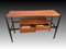 Teak & Ebonised Metal Two-Tier Console Table from Heals, Image 2