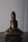 Thailändischer Künstler, Dvaravati Meditations-Buddha-Statue, 1800, Nussholz 7