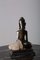 Thai Artist, Dvaravati Meditation Buddha Statue, 1800, Walnut 4