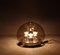 Mid-Century Sputnik Decken-/Wandlampe von Glashütte Limburg, 1960er 9