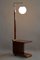 Art Deco Walnut Floor Lamp attributed to Jindřich Halabala for Up Závody, Czechia, 1930s 8