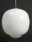 Vintage Opaline Glass Pendant by Vilhelm Lauritzen for Louis Poulsen 1