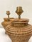 Round Rattan Table Lamps in Coastal Style, 1980s, Set of 2, Image 4