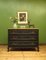 French Black Painted Chest of Drawers with Wooden Top, 1990s, Image 8