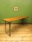 Industrial Trestle Refectory Table with Green Metal Base, 1930s, Image 1