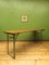 Industrieller Trestle Refectory Tisch mit grünem Metallgestell, 1930er 15