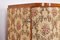 Mid-Century Modern Cherry Wood, Rosewood Veneered & Floral Pattern Upholstered Cabinet attributed to Josef Frank, Austria, 1930s, Image 7