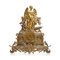 Französische Ormolu Bronze Kaminuhr im Empire-Stil, 19. Jh., 1870er 1