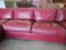 Modular Corner Sofa in Bordeaux Leather from Poltrona Frau, Italy, 1970s, Set of 3 6