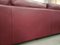 Modular Corner Sofa in Bordeaux Leather from Poltrona Frau, Italy, 1970s, Set of 3 36