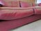 Modular Corner Sofa in Bordeaux Leather from Poltrona Frau, Italy, 1970s, Set of 3 27