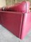 Modular Corner Sofa in Bordeaux Leather from Poltrona Frau, Italy, 1970s, Set of 3 34