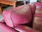 Modular Corner Sofa in Bordeaux Leather from Poltrona Frau, Italy, 1970s, Set of 3 21