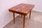 Mid-Century Walnut Folding Dining Table from Setona, Former Czechoslovakia, 1950s 4