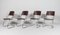 Chaises Cantilever, Italie, 1970s, Set de 4 1