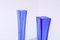 Large 124 Blue Glass Vases by Euroglass, 1970s, Set of 2, Image 11