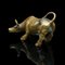 Small Antique Malay Decorative Water Buffalo in Bronze, 1800s 5