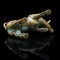 Kleiner antiker Malaiischer Dekorativer Wasserbüffel aus Bronze, 1800er 8