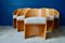 Fauteuils Visiteurs, 1980s, Set de 6 2