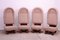 Large Brutalist Office Chairs, Formerm Czechoslovakia, 1970s, Set of 4, Image 2