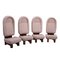 Large Brutalist Office Chairs, Formerm Czechoslovakia, 1970s, Set of 4, Image 1