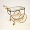 Vintage French Brass Drinks Trolley, 1950s 3