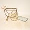 Vintage French Brass Drinks Trolley, 1950s, Image 7