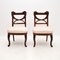 Antique Carved Side Chairs, 1790, Set of 2 2