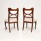 Antique Carved Side Chairs, 1790, Set of 2 4