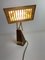 Large Hollywood Regency Style Desk Lamp from Hillebrand, 1980s, Image 3