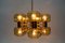 Space Age Golden 10-Light Sputnik Lamp, 1960s 5