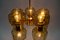 Space Age Golden 10-Light Sputnik Lamp, 1960s, Image 6