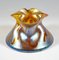 Art Nouveau Glass & Bronze Vase from Loetz, Former Austria-Hungary, 1900s 2