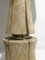Lámpara de mesa Mid-Century moderna de travertino, Imagen 4