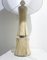 Lámpara de mesa Mid-Century moderna de travertino, Imagen 5