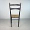 Mid-Century Black Ebonised Rope Chair by Gio Ponti, 1960s, Image 4