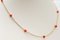 Coral, 18 Karat Yellow Gold Necklace 2