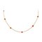 Coral, 18 Karat Yellow Gold Necklace 1