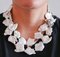 Collar retro barroco de perlas, rubíes, piedras, oro rosa y plata, Imagen 5