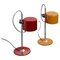 Lampes de Bureau Mini Coupe par Joe Colombo pour Oluce, Set de 2 1