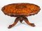 Antique Burr Walnut Marquetry Dining Table, 1860s, Image 13