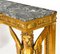 Consola francesa neoclásica dorada con tablero de mármol, década de 1820, Imagen 15