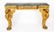 French Neo-Classical Gilded Console Table with Marble Top, 1820s 2