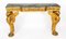 French Neo-Classical Gilded Console Table with Marble Top, 1820s, Image 2