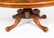 Antique Burr Walnut Oval Coffee Table, 1860s 16